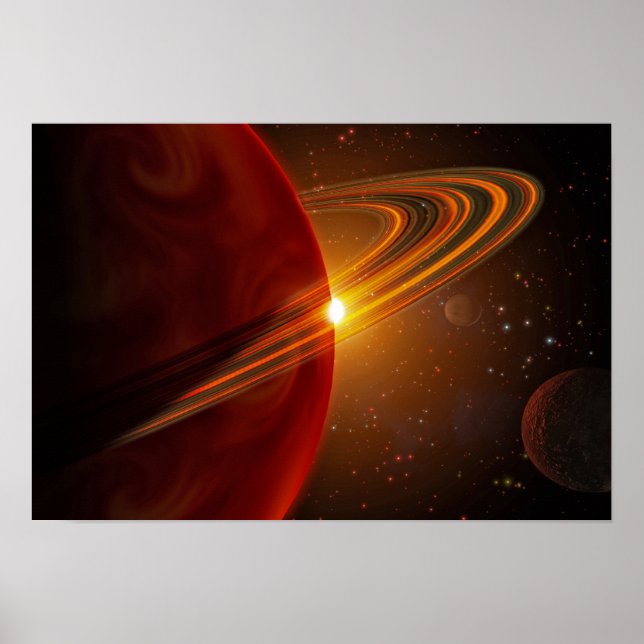 A giant planet orbiting the sun-like star 79 Ce Poster (Front)