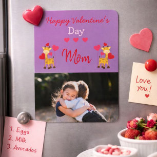 A gift for mom on Valentine's Day Magnet
