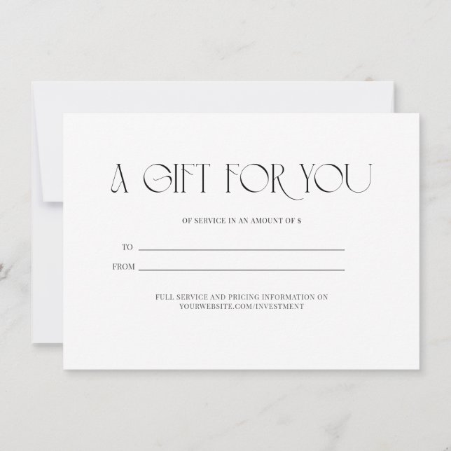 A gift for you (Back)