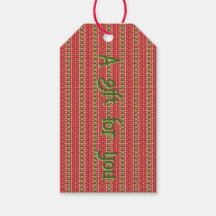 A gift for you customizable gift tag