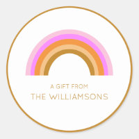 A Gift From Rainbow Personalized Family Name Boho