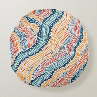 A gift full of sincerity round pillow