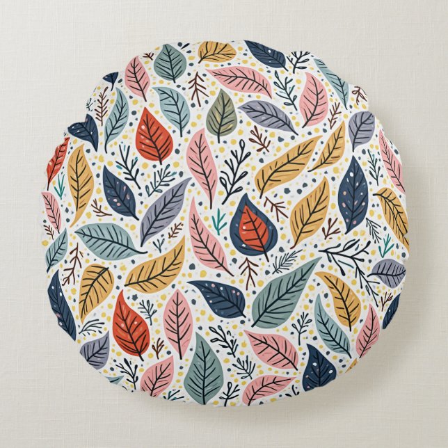 A gift full of sincerity round pillow (Front)