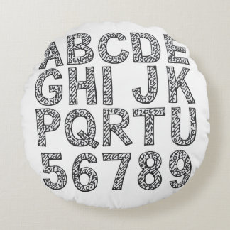A gift full of sincerity round pillow