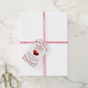 "a Gift of Gastronomical Goodness" tiny hearts Tags