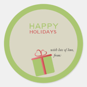 A gift of love - holiday gift tags