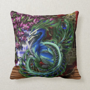 A Gilded Caged Throw Pillow