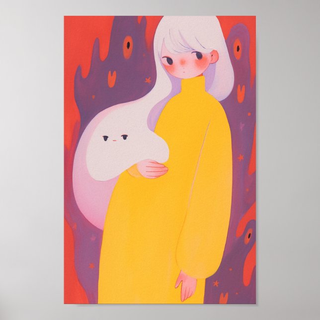 A Girl and her Ghost Poster (Front)