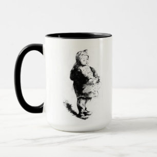 A Girl and her Thistle Mug