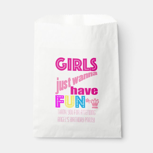 A Girl From PASADENA Logo Favour Bag (Front)
