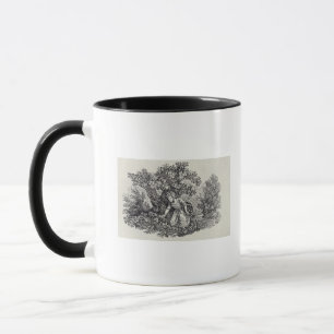 A Girl Gathering Flowers Mug
