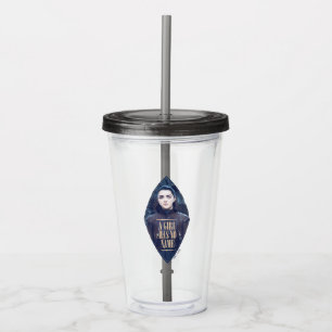 "A Girl Has No Name" Arya Stark Graphic Acrylic Tumbler