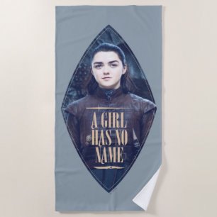 "A Girl Has No Name" Arya Stark Graphic Beach Towel