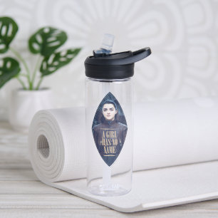 "A Girl Has No Name" Arya Stark Graphic Water Bottle