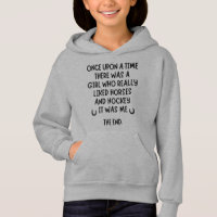 A girl who really liked Hockey and Horses.