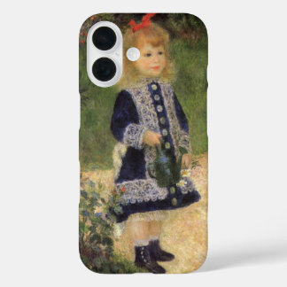 A Girl with Watering Can by Pierre Renoir iPhone 16 Case