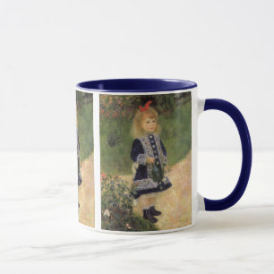 A Girl with Watering Can by Pierre Renoir Mug