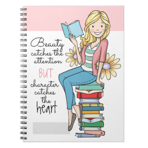 A girl's pretty notebook or journal