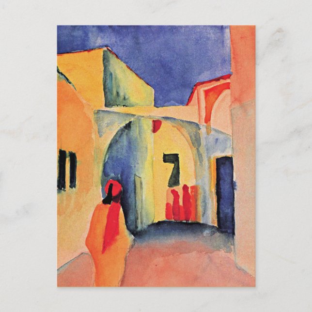 A Glance Down an Alley, Postcard (Front)