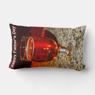 A glass of beer for Father’s Day Lumbar Pillow