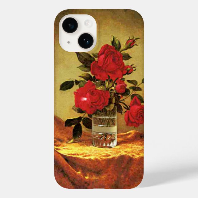 A Glass of Roses, fine art, Case-Mate iPhone Case (Back)