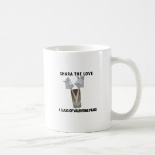 A glass of valentine peace. coffee mug