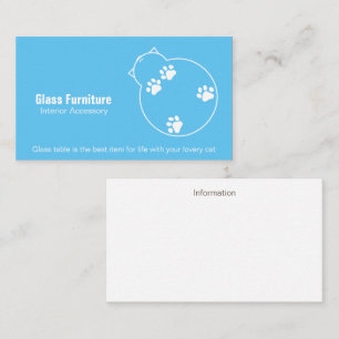 A Glass Table  Business Card
