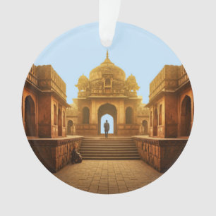 A glimpse in to India futuristic metropolis Ornament