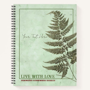 A Glimpse of the Wild: Acrorumohra hasseltii Fern Notebook