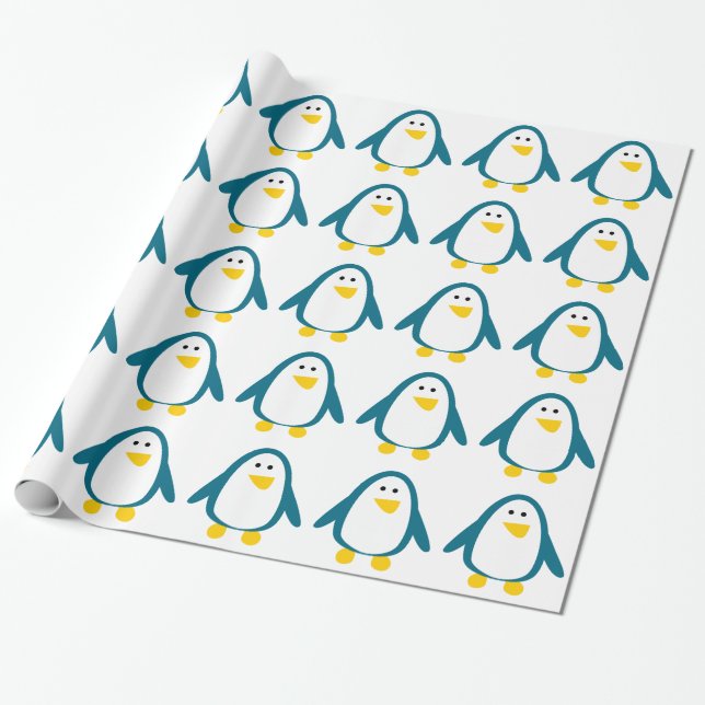 A glossy wrapping paper for the birth of a baby - (Unrolled)