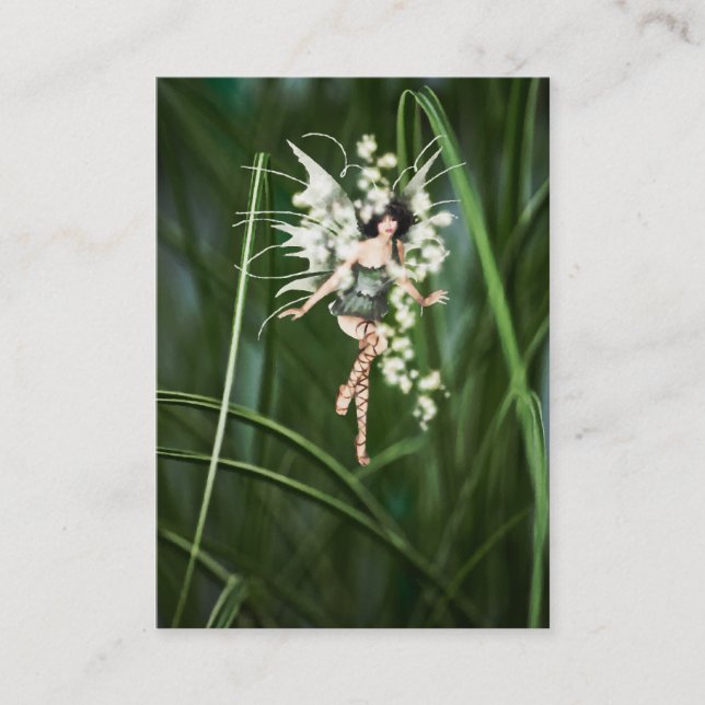 A Glow in the Garden Mini Print Business Card (Front)