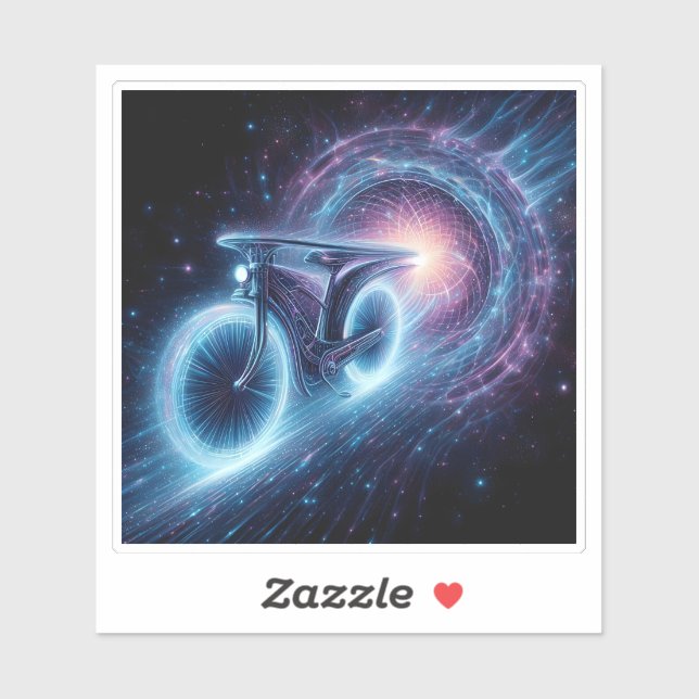 A Glowing Bicycle Travels Through a Cosmic Tunnel (Sheet)