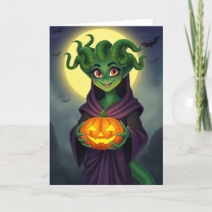 A Glowing Halloween  Holiday Card