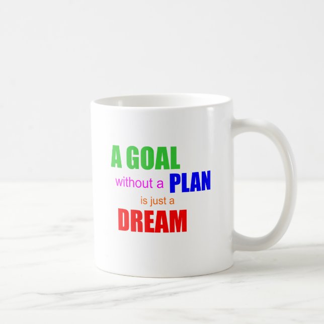 A goal without a plan is just a dream Coffee Mug (Right)