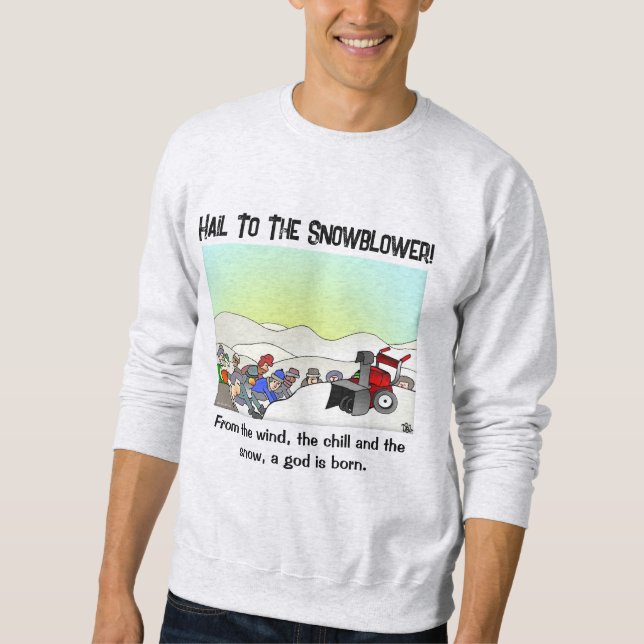 A God Is Born Men's Sweatshirt (Front)