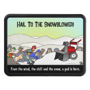 A God Is Born Trailer Hitch Cover