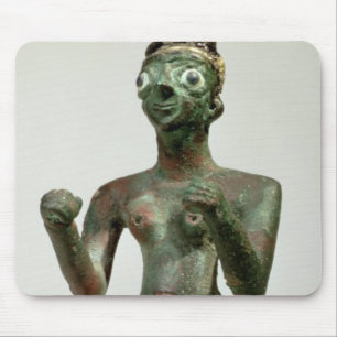 A Goddess of Mari, Early Dynastic Period, c.25th-2 Mouse Pad