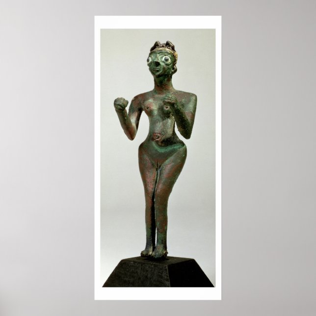 A Goddess of Mari, Early Dynastic Period, c.25th-2 Poster (Front)