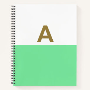 A Gold Initial Notebook