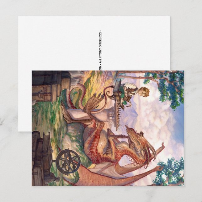 “A Golden Afternoon” Postcard (Front/Back)