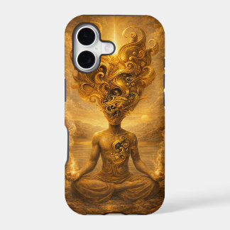 "A Golden Meditation", iPhone 17 Case