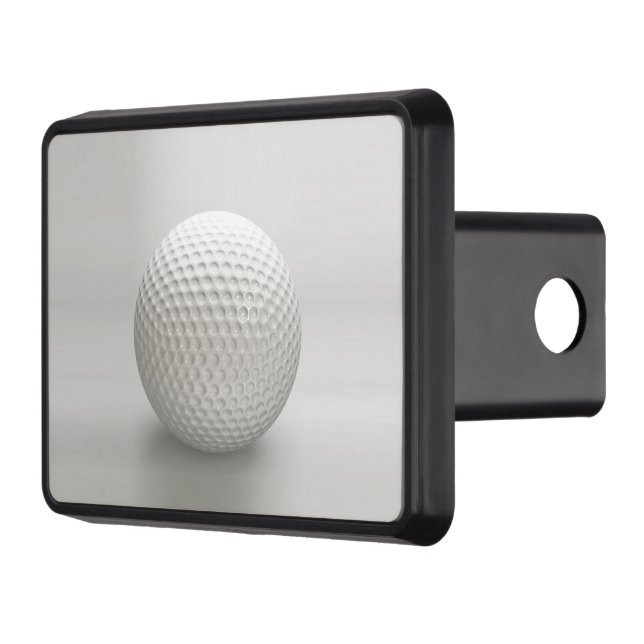 A Golf Ball  Trailer Hitch Cover (Left)