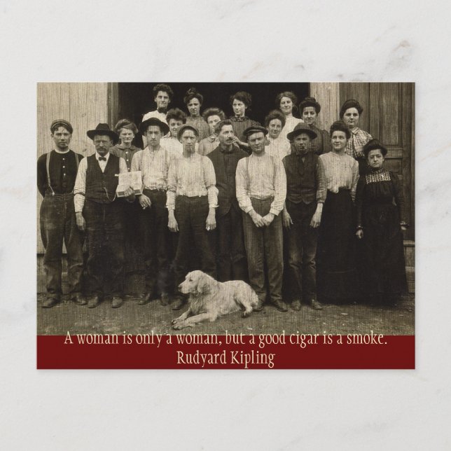 A Good Cigar is a Smoke Postcard (Front)