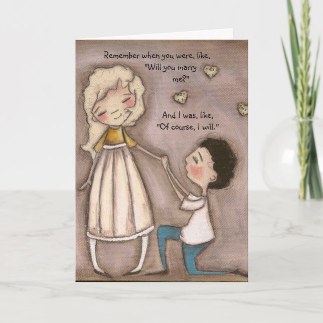 A Good DAy - Anniversary Card (Front)