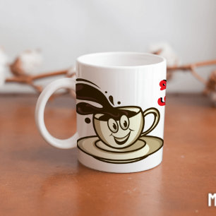 A Good Day Classic Minimalist and Unique Coffee Mug