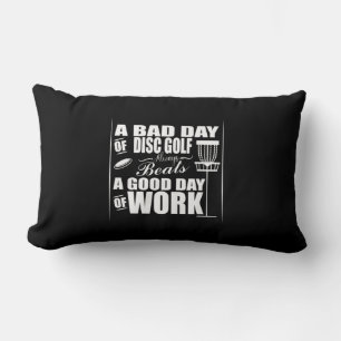 A Good Day Start With Disc Golf Lumbar Pillow