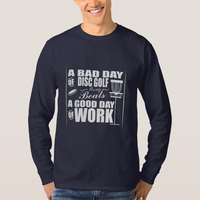 A Good Day Start With Disc Golf T-Shirt (Front)