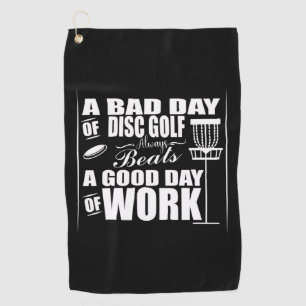 A Good Day Start With Disc Golf Towel