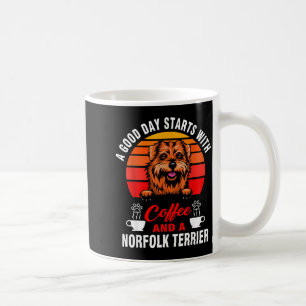 A good day starts with coffee and a norfolk mug