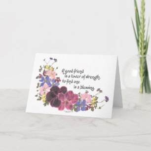 A Good Friend is a Blessing Card